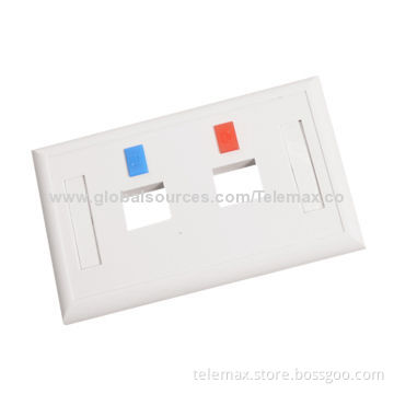 2-port 120 Style Faceplate
